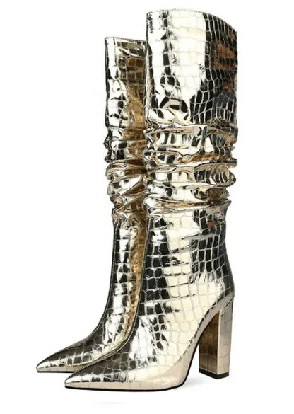 Roaring Gold Boots